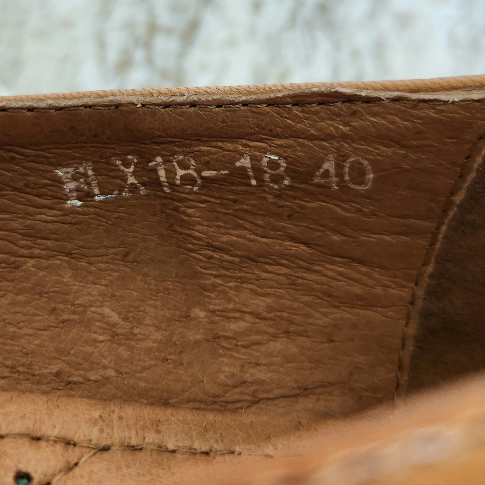 Mona Flying Bow Penny Loafer Sheepskin Leather Brown Tan | Women's Size 9, 40 EU - Picture 11 of 14